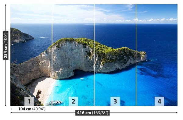 Fototapet Navagio Beach