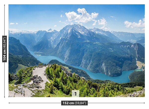 Fototapet Bavaria Alpi