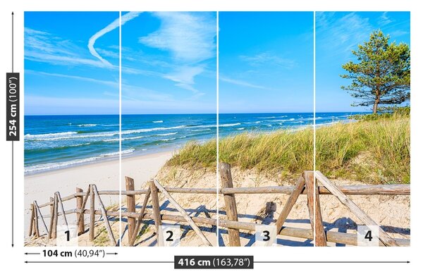 Fototapet Plaja nisipoasa