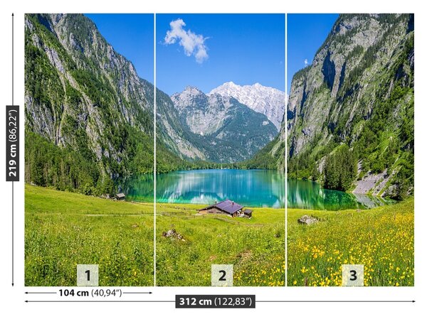 Fototapet Obersee Königssee