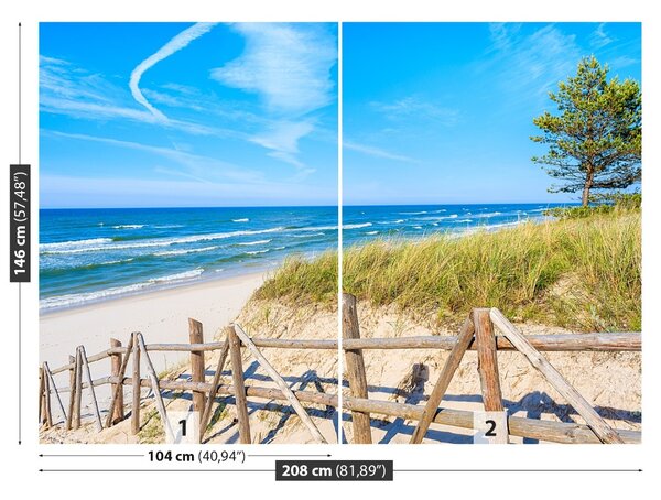 Fototapet Plaja nisipoasa