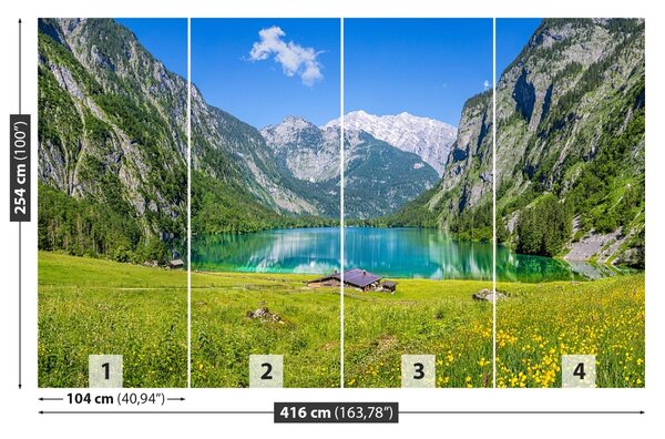 Fototapet Obersee Königssee