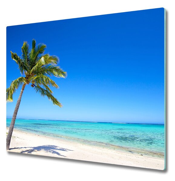 Tocator din sticla plaja tropicala
