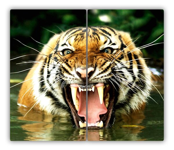 Tocator din sticla Roaring tigru
