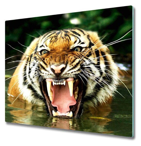 Tocator din sticla Roaring tigru