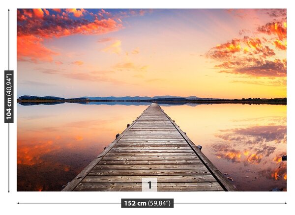 Fototapet Pier din lemn