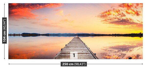 Fototapet Pier din lemn