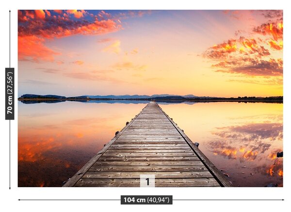 Fototapet Pier din lemn