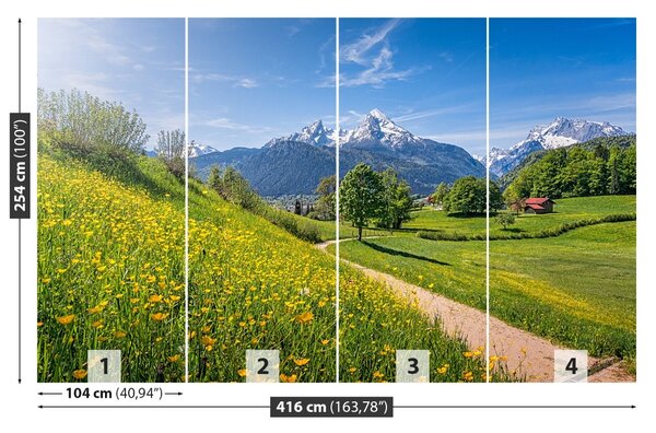 Fototapet idilic Alpi