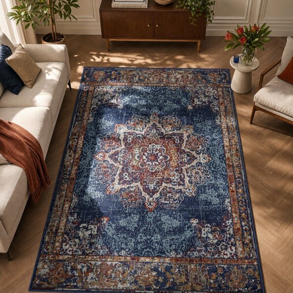 Covor albastru închis 200x280 cm Orient Maderno – Hanse Home