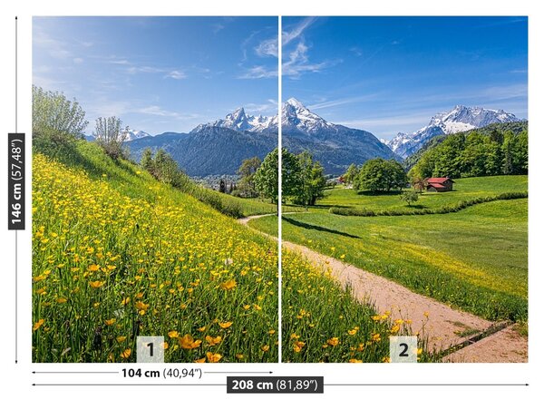 Fototapet idilic Alpi
