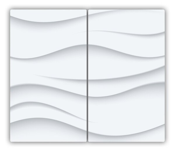 Tocator din sticla valuri abstractizare