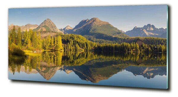 Fotografie imprimată pe sticlă Panorama Tatry