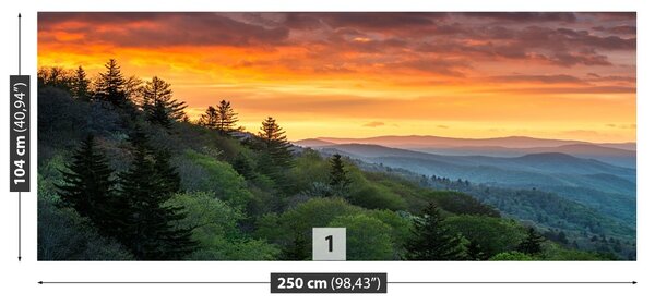 Fototapet Munții Sunrise