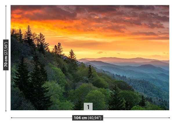 Fototapet Munții Sunrise