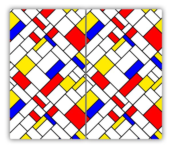 Tocator din sticla abstracțiune
