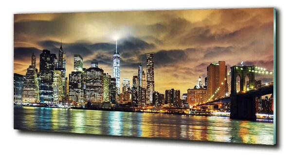 Tablou pe pe sticlă Manhattan New York City