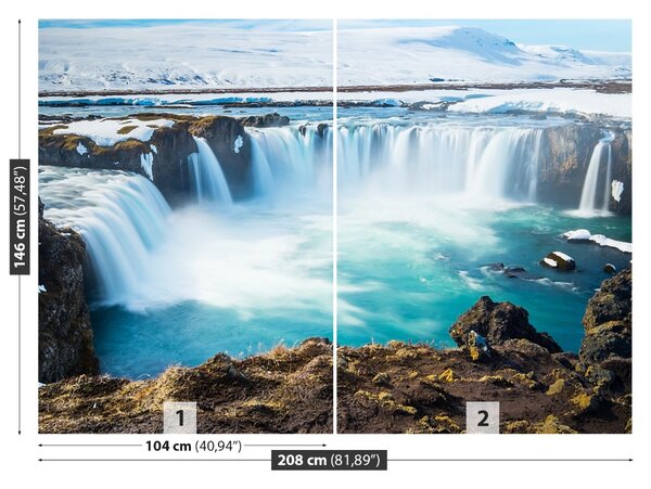 Fototapet Cascada Goddafoss