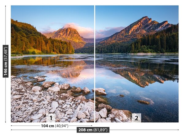 Fototapet Alpii elvețieni