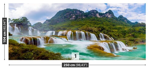 Fototapet Ban Gioc Cascada