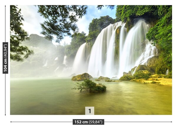 Fototapet Ban Gioc Cascada