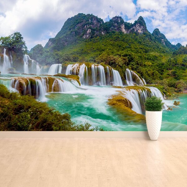 Fototapet Ban Gioc Cascada