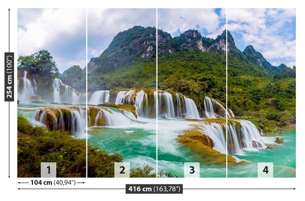 Fototapet Ban Gioc Cascada