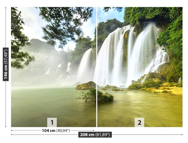 Fototapet Ban Gioc Cascada