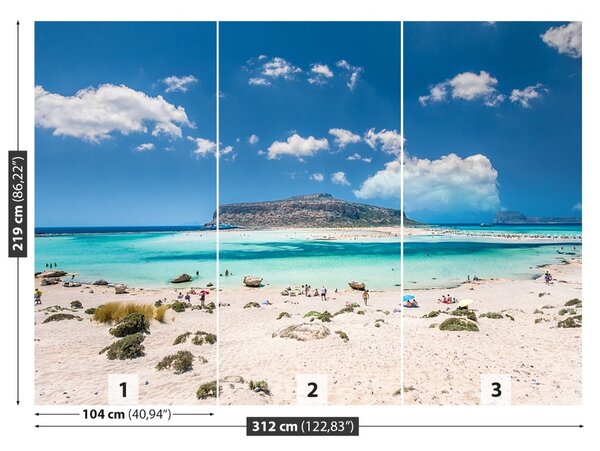 Fototapet Creta Lagoon