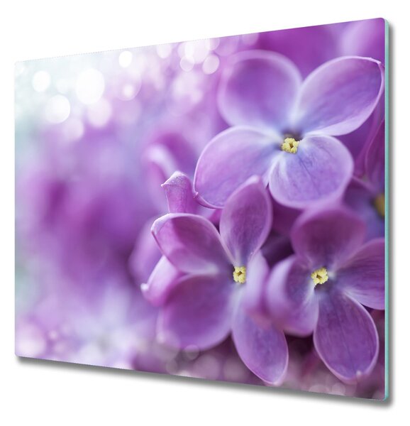 Tocator din sticla flori de liliac