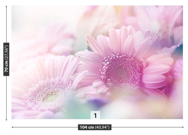 Fototapet Flori roz