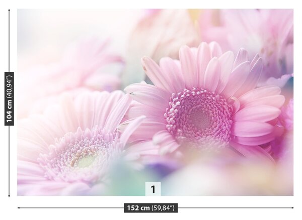 Fototapet Flori roz