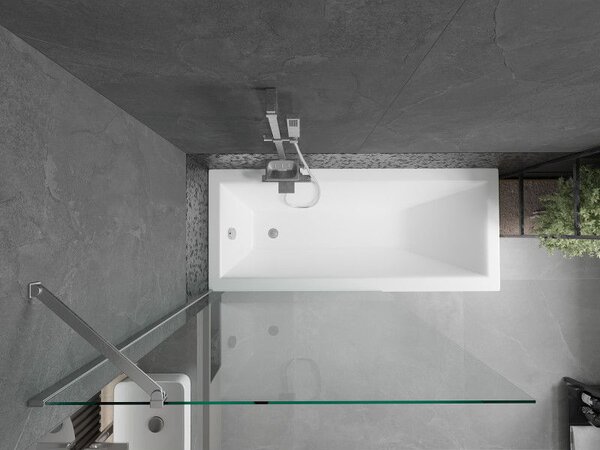 Mexen Next paravan baie cu 1 ușă 90 x 150 cm, transparent, crom - 895-090-000-00-00-01