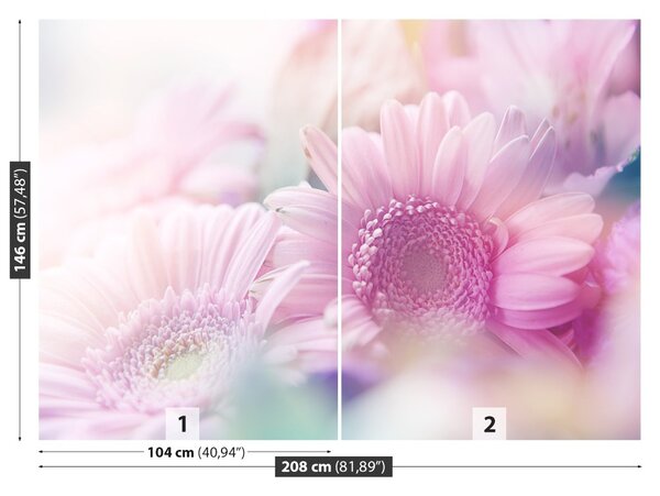 Fototapet Flori roz