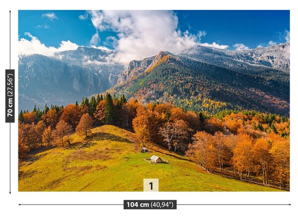 Fototapet Munții În toamna