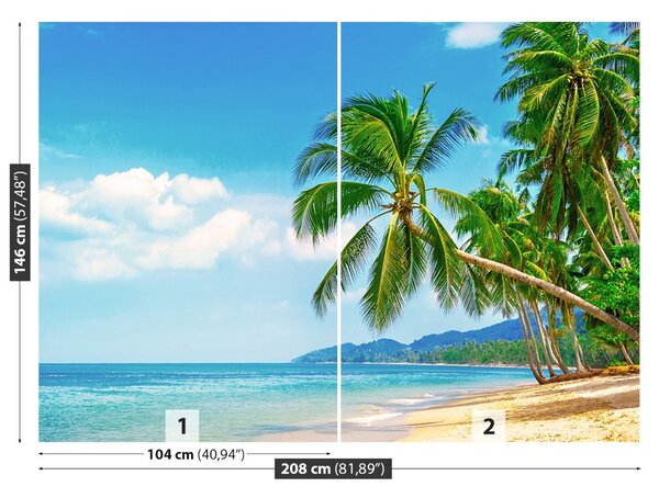 Fototapet Palm Beach