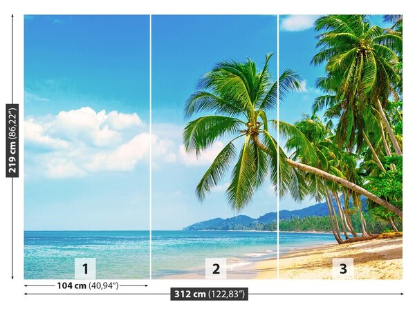 Fototapet Palm Beach