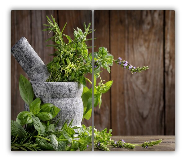 Tocator din sticla mortar Herb