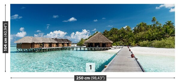 Fototapet Maldive Beach