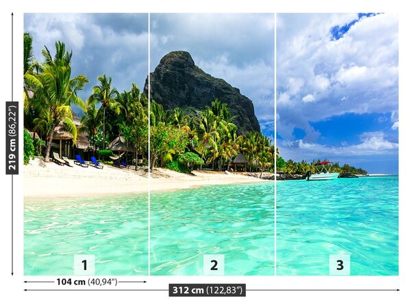 Fototapet Insula Mauritius