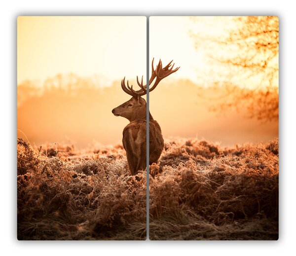 Tocator din sticla Sunrise Deer
