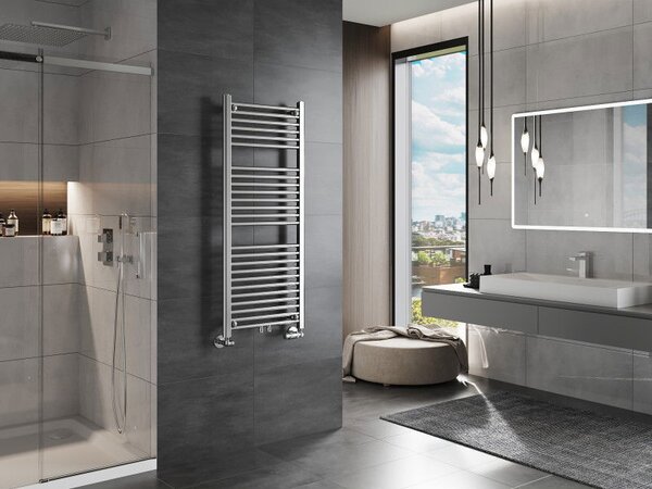 Mexen Mars radiator baie 1200 x 500 mm, 417 W, crom - W110-1200-500-00-01