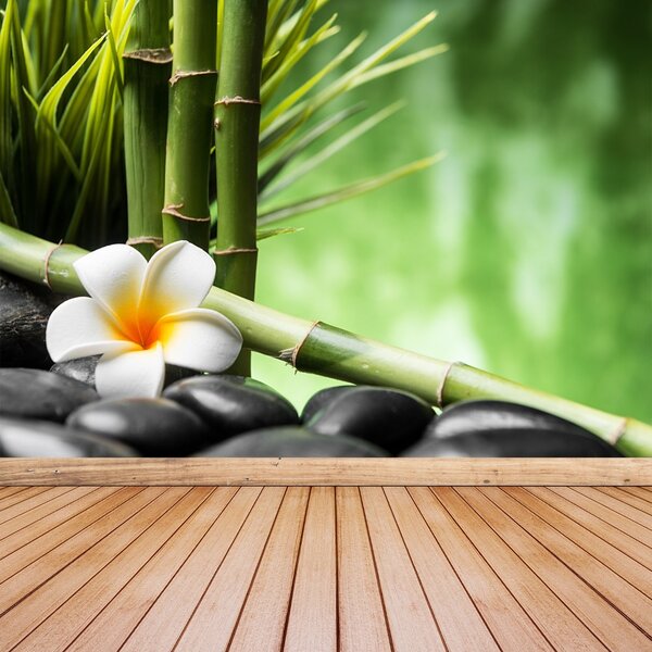 Fototapet frangipani Bamboo