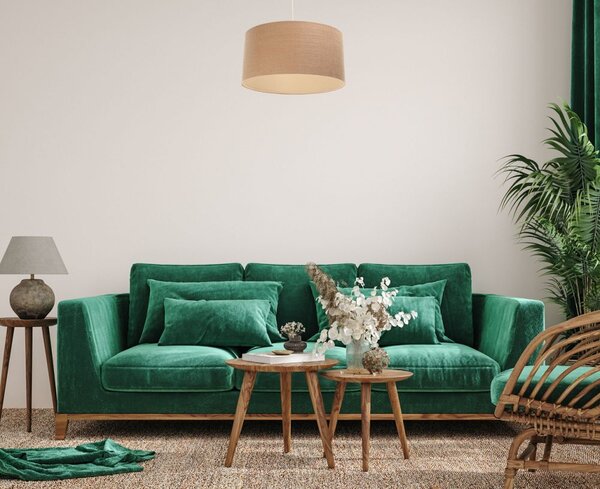 BPS Koncept Boho lampă suspendată 1x60 W cremos-bej 0E0-131-30