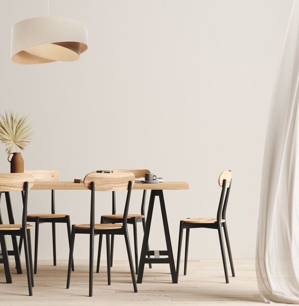 BPS Koncept Boho lampă suspendată 1x60 W bej-cappuccino 060-183