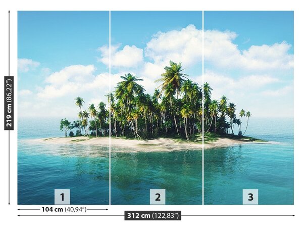Fototapet Insula Ocean