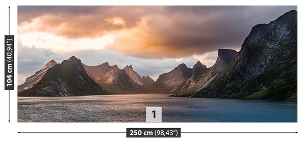 Fototapet Lofoten Norvegia