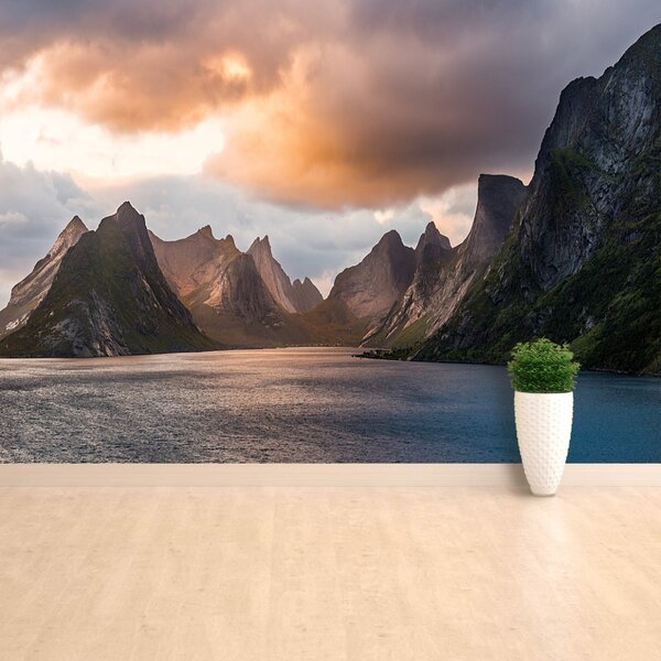 Fototapet Lofoten Norvegia
