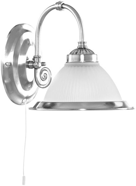 Searchlight American Diner lampă de perete 1x60 W alb-argint 1041-1