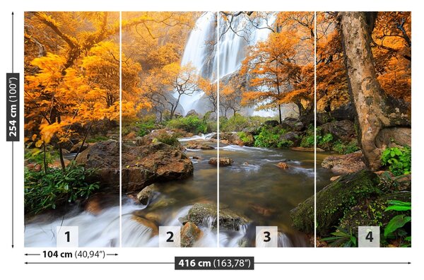 Fototapet Klong Lan Cascada